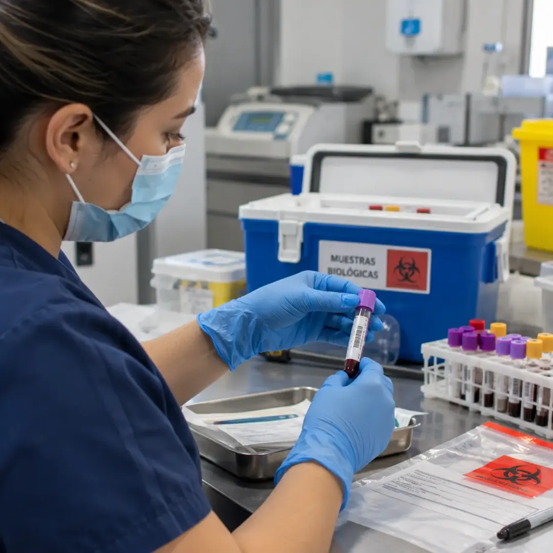 TOMA CONSERVACIÓN Y TRANSPORTE DE MUESTRAS DE LABORATORIO CLÍNICO - TML